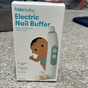 Frida Baby Electric Nail Buffer - White and Mint